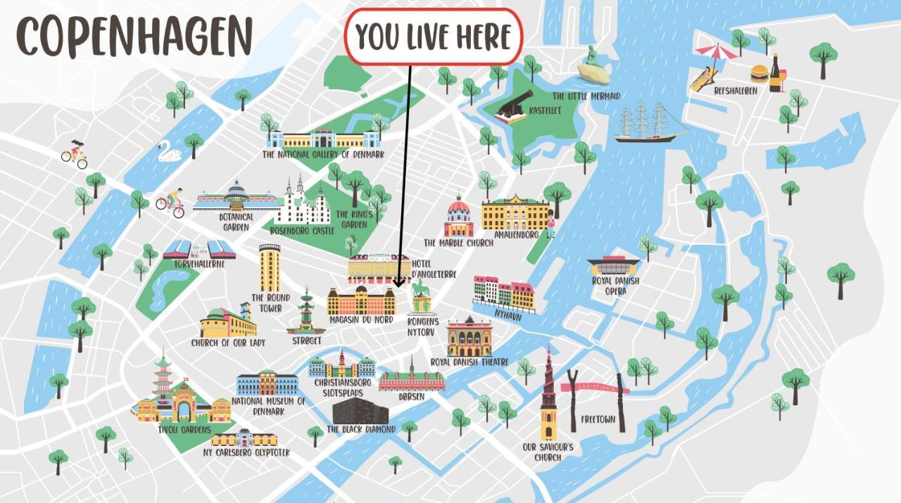 Perfect For Friends & Families 2 Bedroom Apartment In Cph København Eksteriør bilde